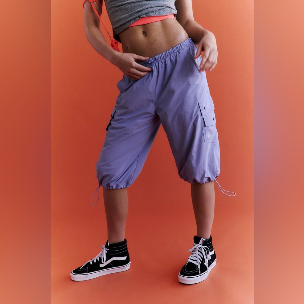 FP Movement by Free People Lavender Track Capri Joggers